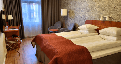 Dubbelrum standard, Hotel Lorensberg, Göteborg