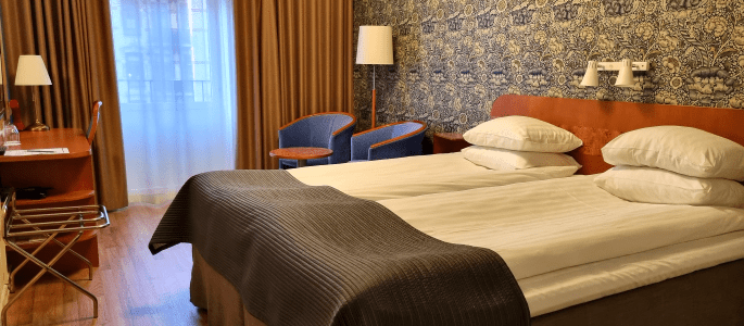 Dubbelrum standard, Hotel Lorensberg, Göteborg