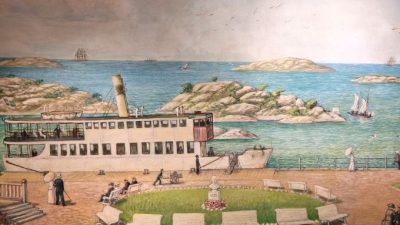 Väggmålningar av Lars Gillis, Hotel Lorensberg, Göteborg